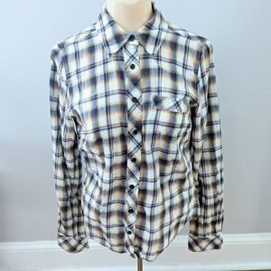 Gap Women's Plaid Button Up Shirt